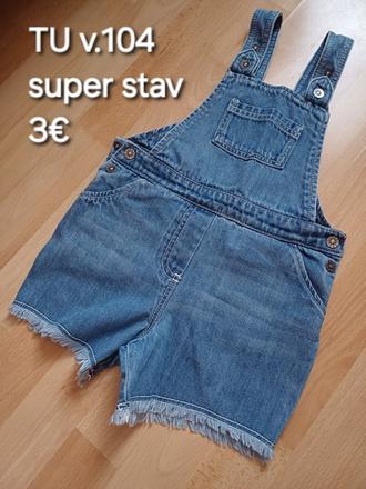 Riflove šortky na traky, tu,104