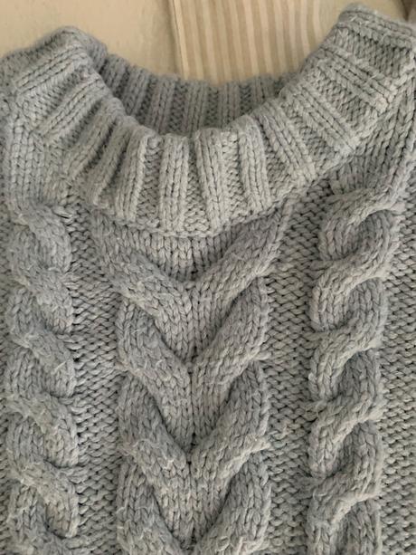 Hruby pulover, h&m,m