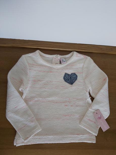 Dievčenský pulóver so srdcom - reserved, reserved,110