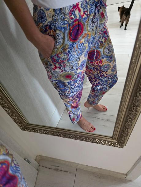 Letné nohavice jean pascale, l