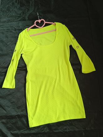 Neónové šaty xl, xl