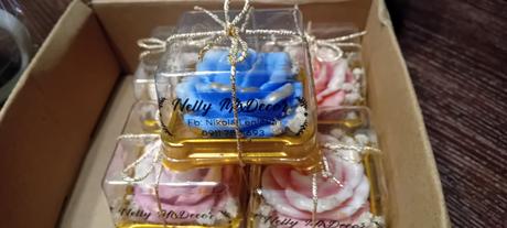 Mydlové kvietky v krabičke, 