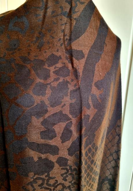 Krásny šál/štóla animal, 