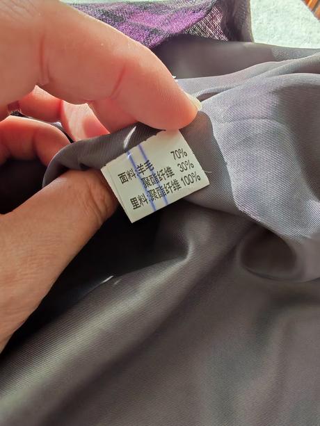 Károvaná sukňa, l