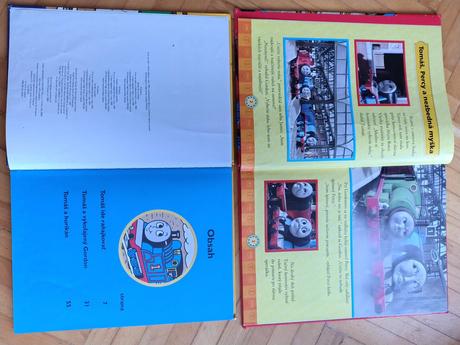 Predáme 2 detské knihy rušeň tomáš, 