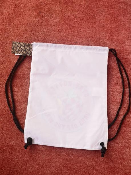 Vans gymbag, biely batoh, taška na telocvik, vans