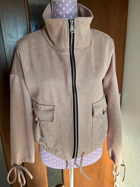 Ružová bundička - nastaviteľná,