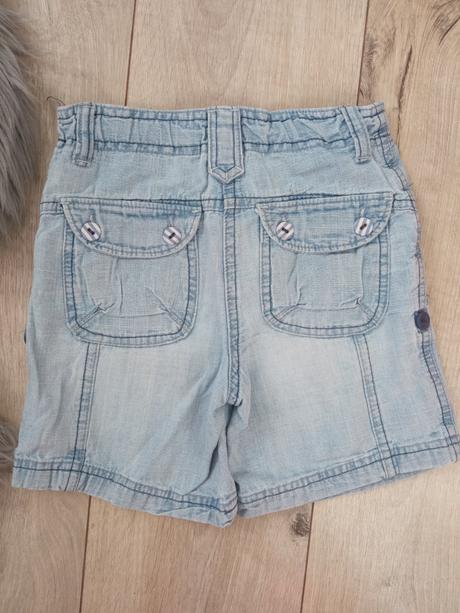 Chlapčenské modré rifľové šortky george, 5-6 r., george,110