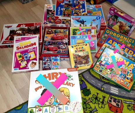 Puzzle a náučné hry pre deti,