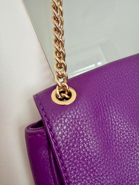 Fialová kabelka michael kors, michael kors