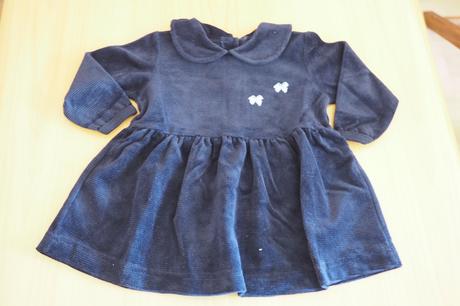 Dojčenské šaty s dlhým rukávom, 62