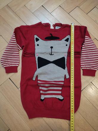 Saty s mackou, pletene, next,92