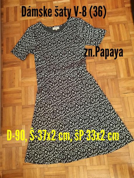 Dámske šaty, papaya,s