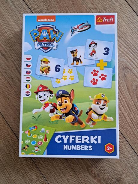Hra čísla paw patrol, 