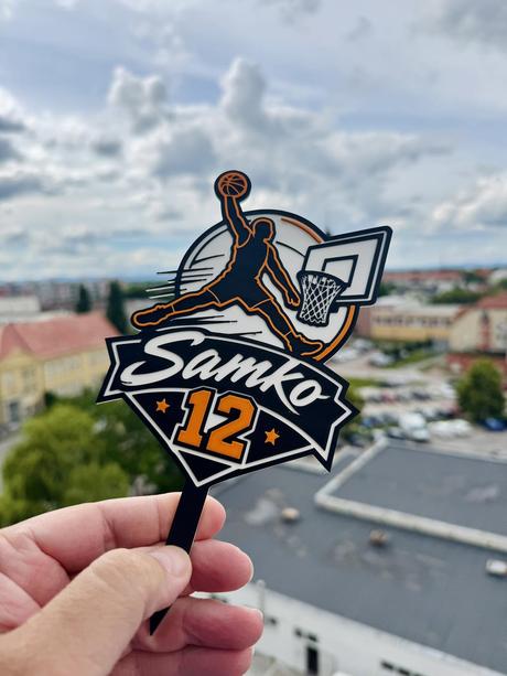 Personalizovaný zápich na tortu,