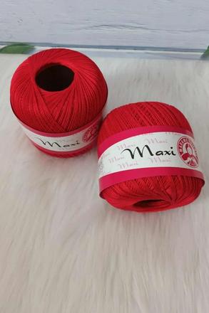 Priadza maxi 2 ks červená, 