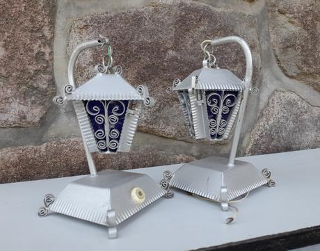 Dekoračné  lampy zo železa, 