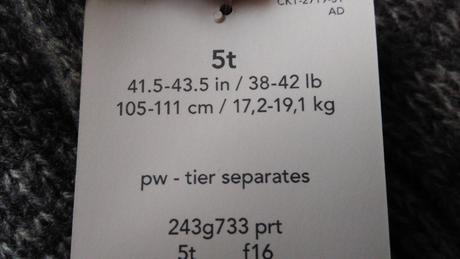 Sveter, carter's,110