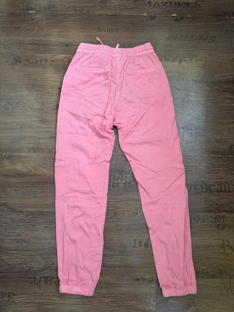 Ružové príjemné kapsáče, h&m,140