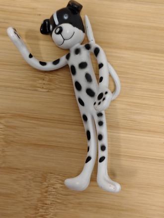 Ohybný psík dalmatín, antistresová hračka, 13,5 cm, 
