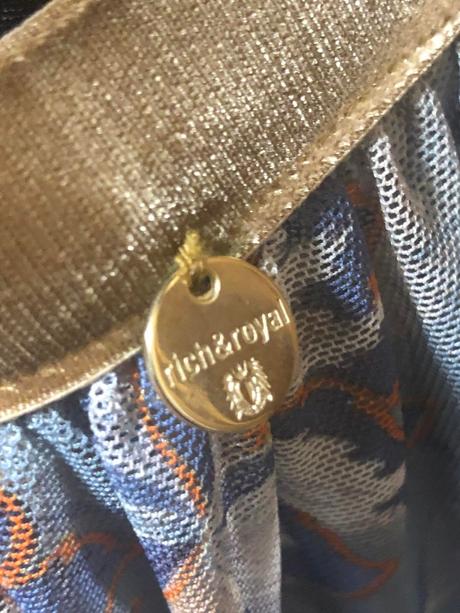 Rich & royal - tylová vzorovaná sukňa, m