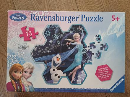Puzzle frozen glitter,