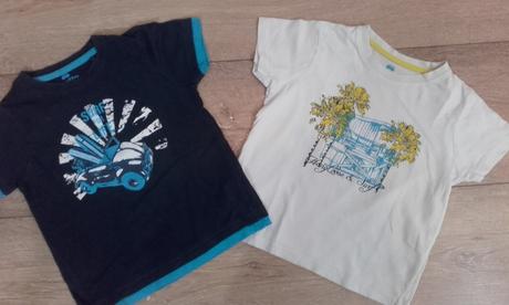 Tričká 2ks, lupilu,110