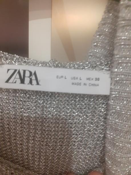 Strieborný svetrík, zara,m