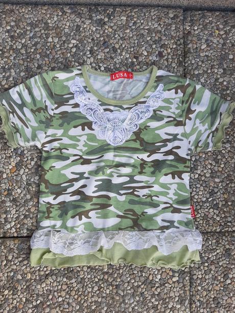 2 x tričko velk. 110/116., 110