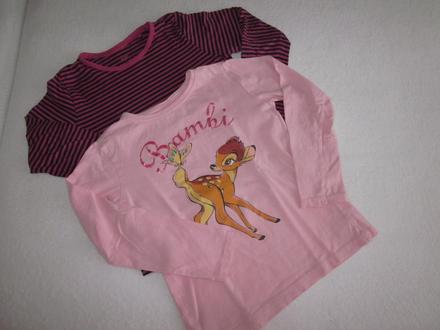 2 x tričko - cena spolu, disney,122