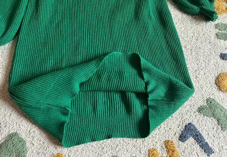 Zelený dlhý sveter/minišaty, m/l, m