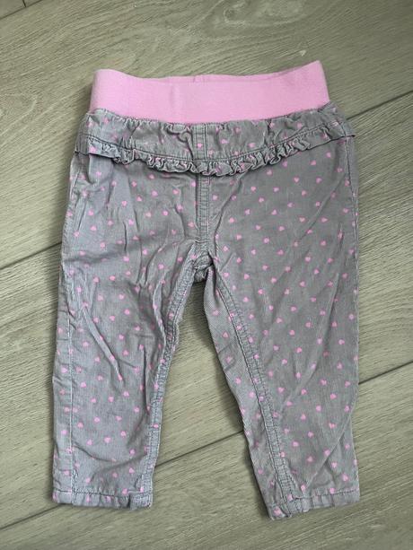 Menčestrové nohavice so srdiečkami, dopodopo,74
