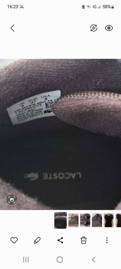 Lacoste topánky, lacoste,37