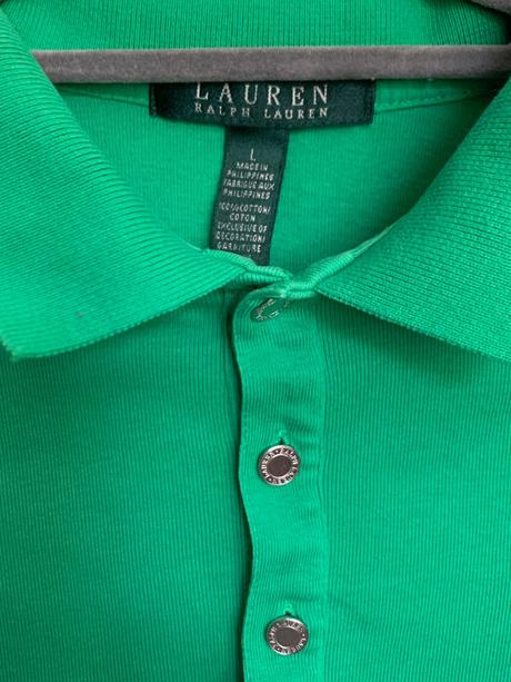 Ralph laurent zelená polokošeľa, ralph lauren,l