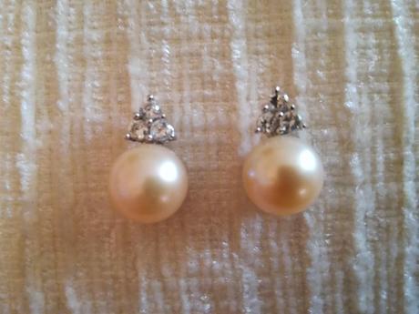 Krásny set, striebro+perličky (ideálne na svadbu), 