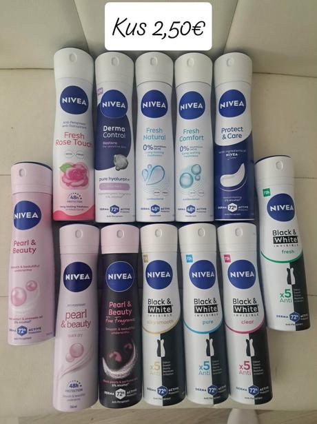 Nivea spreje, 