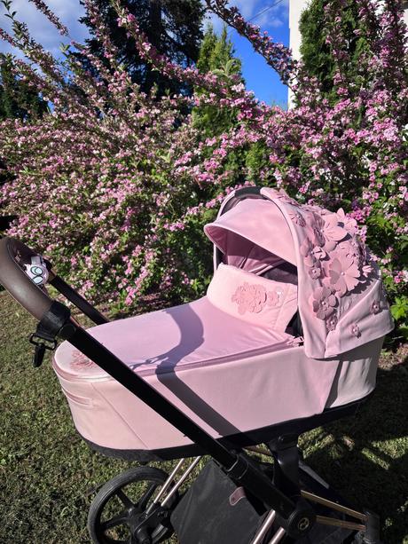 Cybex simply flowers light pink vanička 4.0, cybex,cybex priam 4