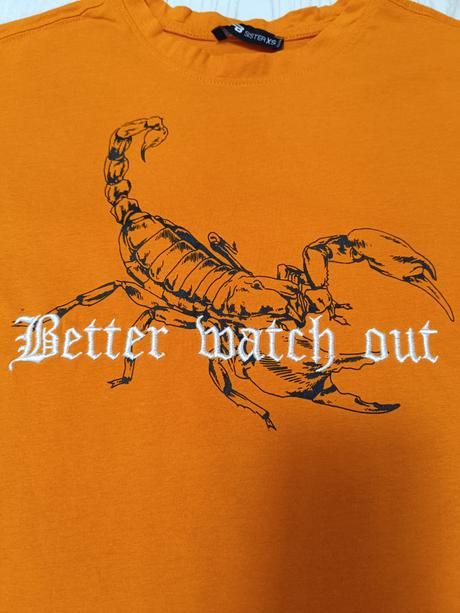 Oranžové tričko, fishbone,xs