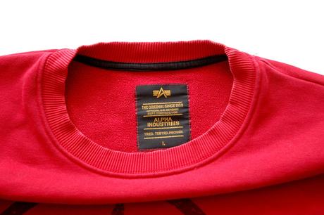 Pánska mikina alpha industries (star logo), m