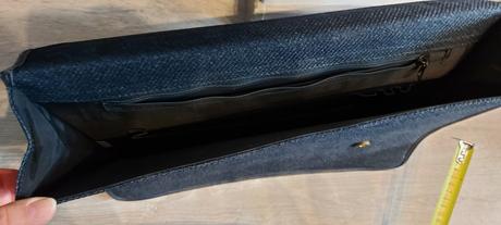 Modrá pánska taška 40 x 30 cm, 