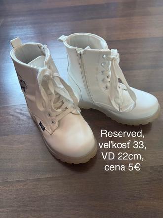 Prechodne topánky, reserved,33