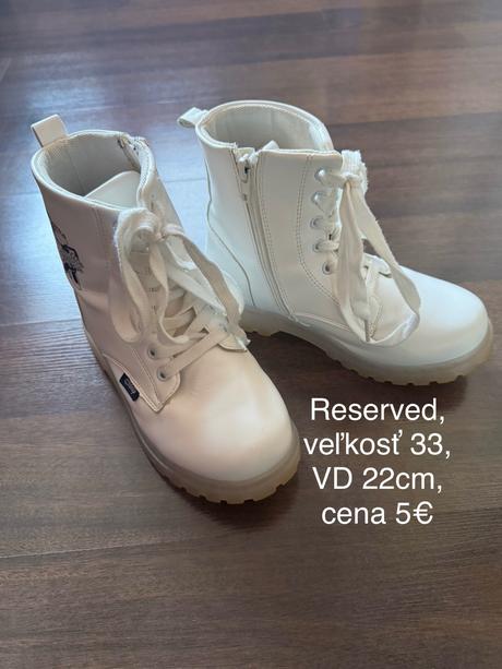 Prechodne topánky, reserved,33