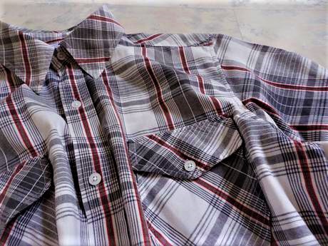 Športová kockovaná košeľa, xl