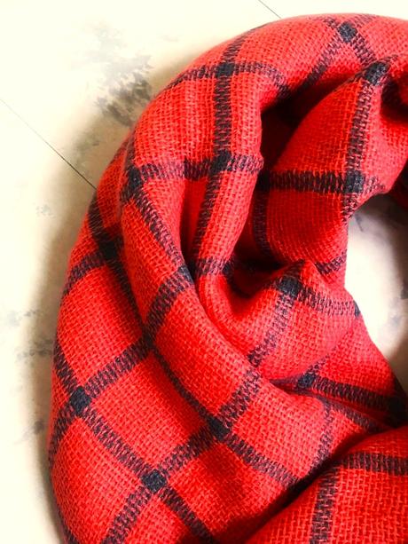 Teplý mohutný maxi šál, 4xl