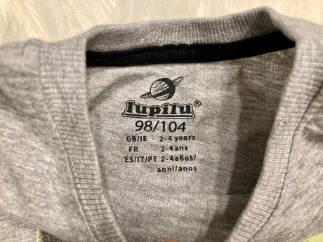 Vesmírne tričko veľ. 104, lupilu,104