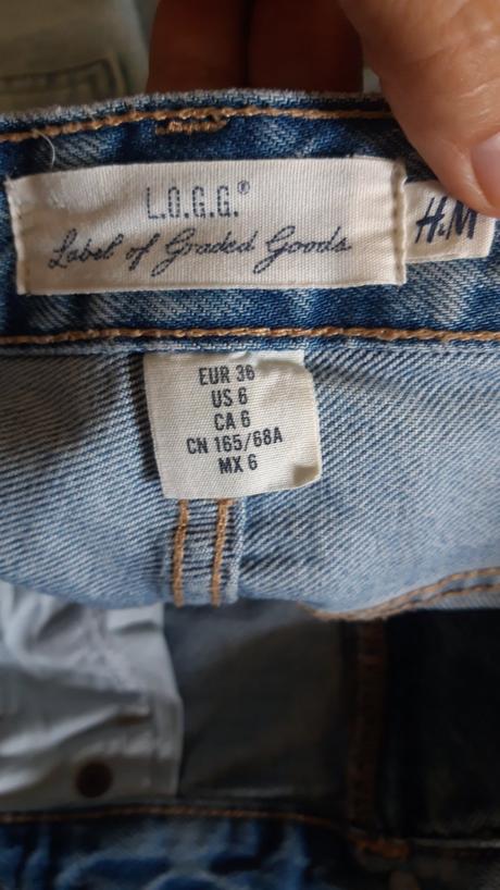 Riflova sukňa, h&m,36