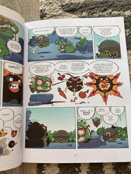 Komiks angry birds 5 dobrodružstiev,