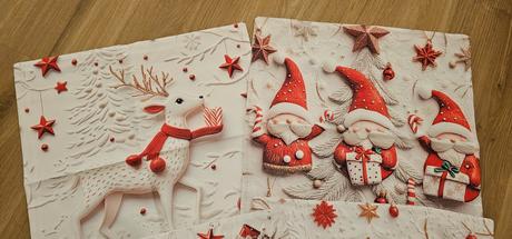 Červené vianočné obliečky 45x45cm, 