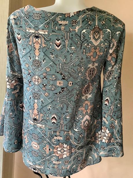 Krásna bluzka s volanovymi rukavmi/196a, nutmeg,s