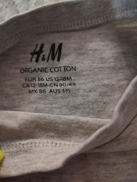 Tricko s dlhym rukavom, h&m,86